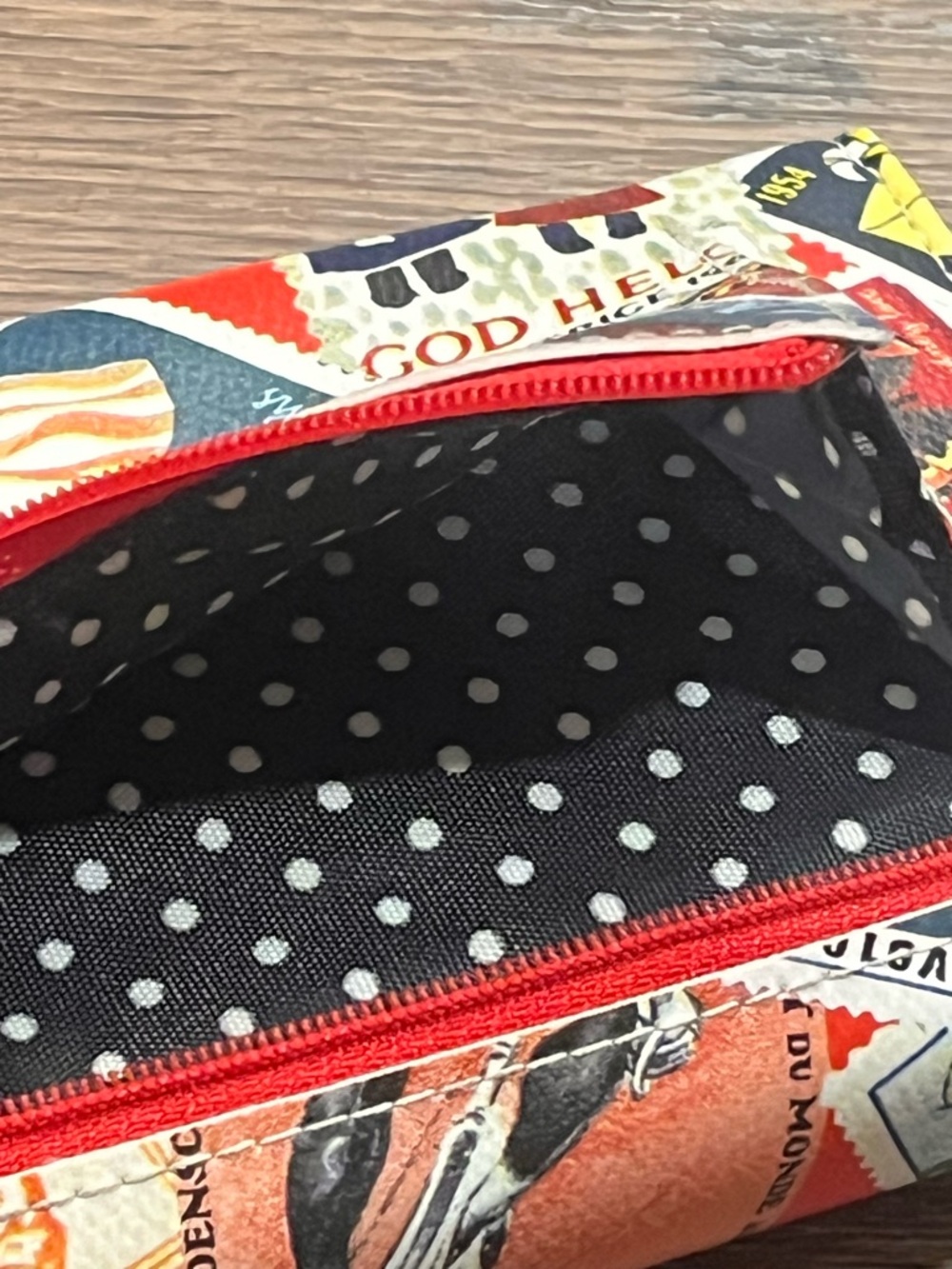 Sydney Love | New vintage 2003 multi color stamp wallet organizer NWT vtg - Picture 4 of 8